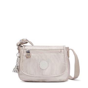 Kipling Sabian Metallic Crossbody Mini Tassen Beige | België 1867EB